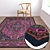 Versatile Quality Carpets Set 3D model small image 2