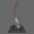 Elegant Knot Sculpture 3D model small image 1