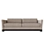 Sleek Meridiani Allen 220 Sofa 3D model small image 2