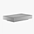 Marble Plinth Coffee Table - Elegant and Versatile 3D model small image 2