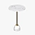 Elegant Marble Martini Side Table 3D model small image 2