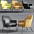 Elegant Celine Armchair: Stylish Design for Comfort 3D model small image 1