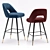 Elegant Eichholtz Avorio Bar Stool 3D model small image 2