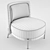 Minotti Tape Chair 3D model small image 3
