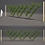 Fruitful Screen Trellis | Pear Pleached 3D model small image 3