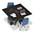 LAS ELITE: Exquisite Tables for Elegant Spaces 3D model small image 2