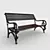 2048x2048 Textured Bench 3D model small image 1