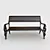 2048x2048 Textured Bench 3D model small image 2