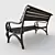 2048x2048 Textured Bench 3D model small image 3