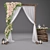 Elegant Wedding Arch with Flowers 3D model small image 1