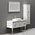 Compact Bathroom Storage Solution 3D model small image 2