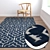 Carpets Set 76: High-Quality Textures for Versatile Perspectives. Versatile Carpets Set 3D model small image 2