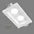 RODEN-light RD-211: Plaster Recessed Light 3D model small image 1