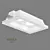 RODEN-light RD-211: Plaster Recessed Light 3D model small image 2