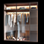 Modern Wardrobe Cabinet (1800x600x2030) 3D model small image 1