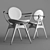 Elegant Armchair for Stylish Dining 3D model small image 3