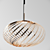 Sleek Spring Pendant Light 3D model small image 2