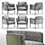 Minotti Shelley Lounge Little Armchair: Danish Design Excellence 3D model small image 2