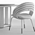 Kylo Chair and Table - Aesthetic Elegance 3D model small image 3