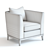 Sleek Linnell Armchair: 3D Model 3D model small image 2