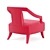 Elegant Munna Corset Armchair: Luxurious Comfort for Your Home 3D model small image 2