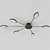 Daggry Modern Metal Ceiling Chandelier 3D model small image 1