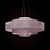 Ocher Cloud Pendant: Sleek & Stylish Lighting 3D model small image 1