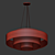 Ocher Cloud Pendant: Sleek & Stylish Lighting 3D model small image 2