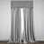 Elegant Lace Curtain Design 3D model small image 3
