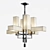 Elegant Crystal Chandelier 3D model small image 1