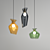 Elegant Malvasia Pendant Lamp 3D model small image 1