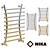 Nike LB8 Heated Towel Rail: Stylish and Versatile 3D model small image 1