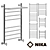 Luxury Heated Towel Rails: Nick LP_ 3D model small image 1