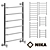 Nike LT's Heated Towel Rail: Russian-Made Luxury 3D model small image 1