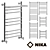 Nick LT - Stylish Heated Towel Rails 3D model small image 1