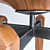 Elegant Swivel Stool by B&T 3D model small image 2