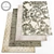 Modern Style Rugs Set +5 Bonus Textures 3D model small image 1