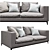 Modern Minotti Andersen 178 Sofa 3D model small image 2