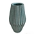 Vintage Green Ceramic Vase 3D model small image 1