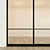 Sleek Sliding Compartment Door 17 3D model small image 2