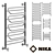 Nick LZ (g) Heated Towel Rail - Stylish and Customizable 3D model small image 1