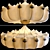 Zeppelin S1: Marcel Wanders Inspired Ceiling Light 3D model small image 3