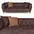 Modern Capetown Sofa with Texture 3D model small image 1