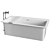 Gleaming iSpa Bath by Gessi 3D model small image 1