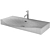 Laufen Porcelain Sink 3D model small image 2