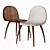 Modern 3D Gubi Dining Chair 3D model small image 1