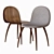 Modern 3D Gubi Dining Chair 3D model small image 2