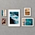 Modern Gallery Frame Set 3D model small image 1