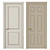 Elegant Classic Interior Doors 3D model small image 1