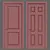 Elegant Classic Interior Doors 3D model small image 2